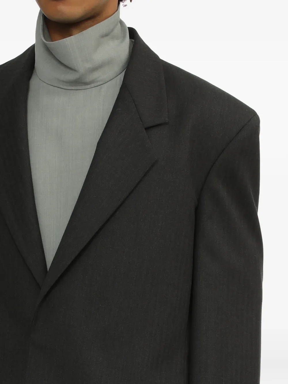 Fear Of God Blazer met visgraatpatroon Zwart