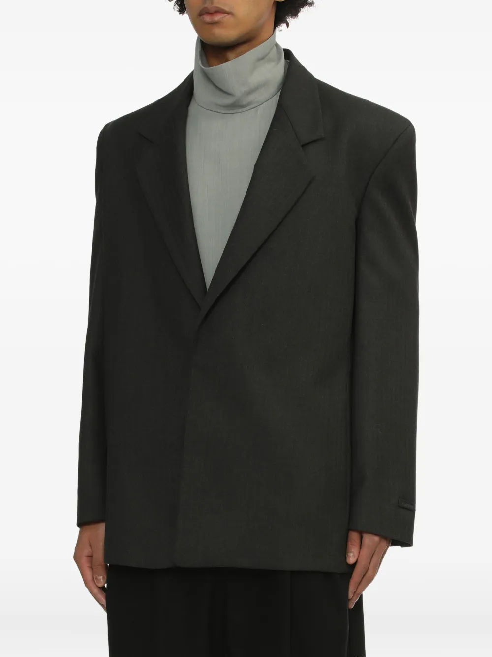 Fear Of God Blazer met visgraatpatroon Zwart