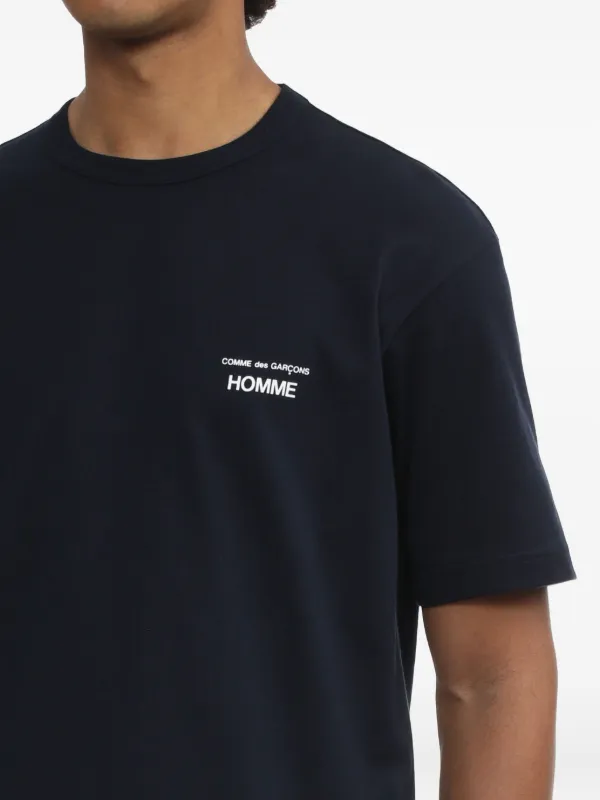 Comme Des Garçons Homme ロゴ Tシャツ | ブルー | FARFETCH JP
