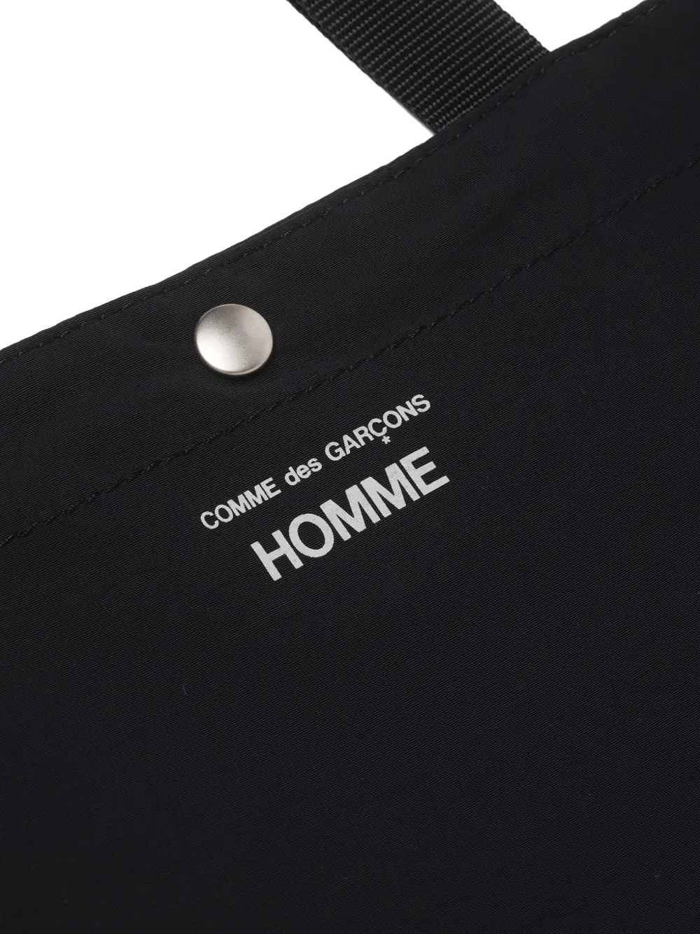Comme Des Garçons Homme Deux Versatile Tote Bag With Adjustable Shoulder Strap In Black