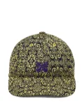 Needles embroidered-butterfly baseball cap - Yellow