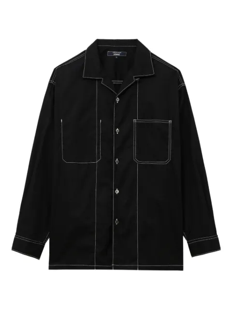 Comme des Garçons Homme contrast-stitching shirt