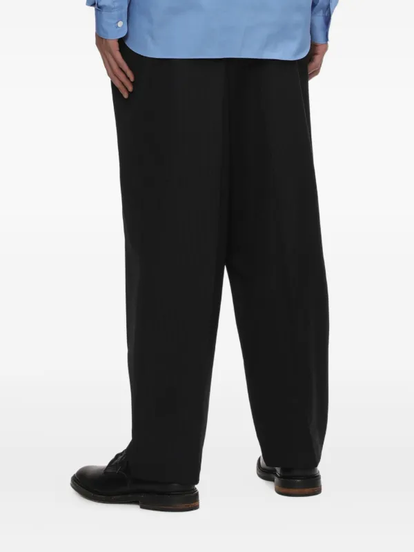 【 COMME des GARCONS】黒プリーツパンツ PLEATS PANT BLACK - COMME des GARÇONS HOMME PLUS(コム デ