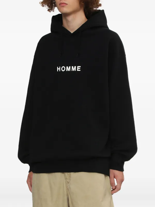 Comme Des Garçons Homme ロゴ パーカー | ブラック | FARFETCH JP