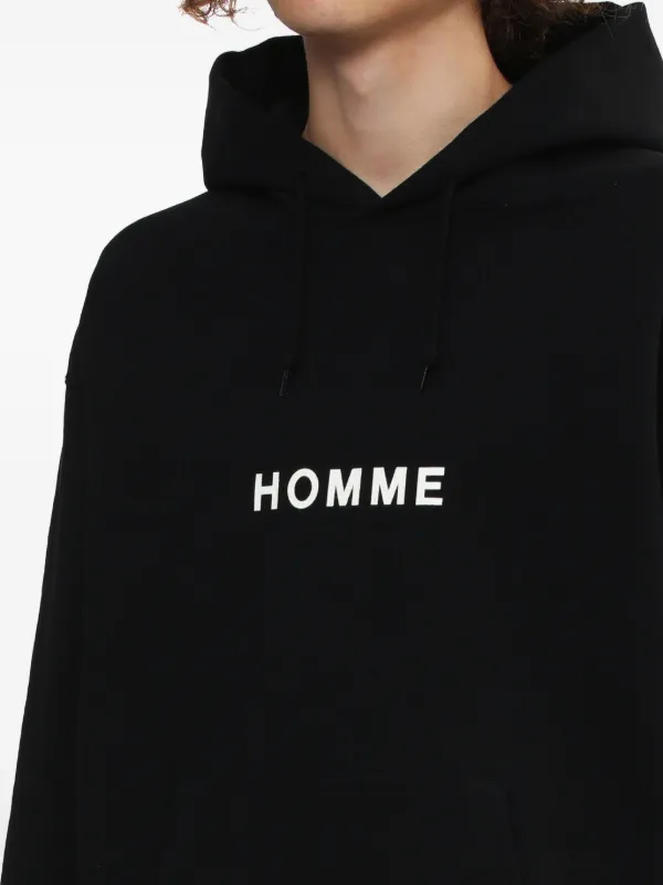 Comme Des Garçons Homme ロゴ パーカー | ブラック | FARFETCH JP