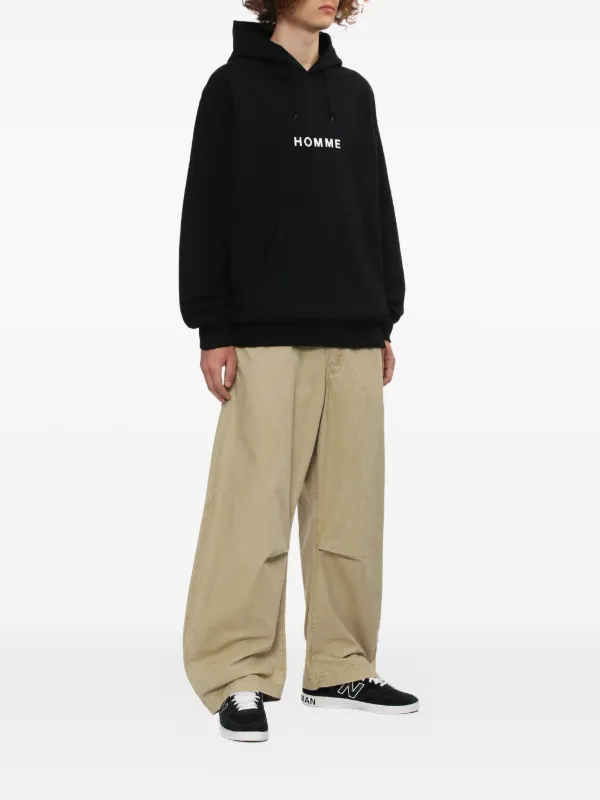 Comme Des Garçons Homme ロゴ パーカー | ブラック | FARFETCH JP