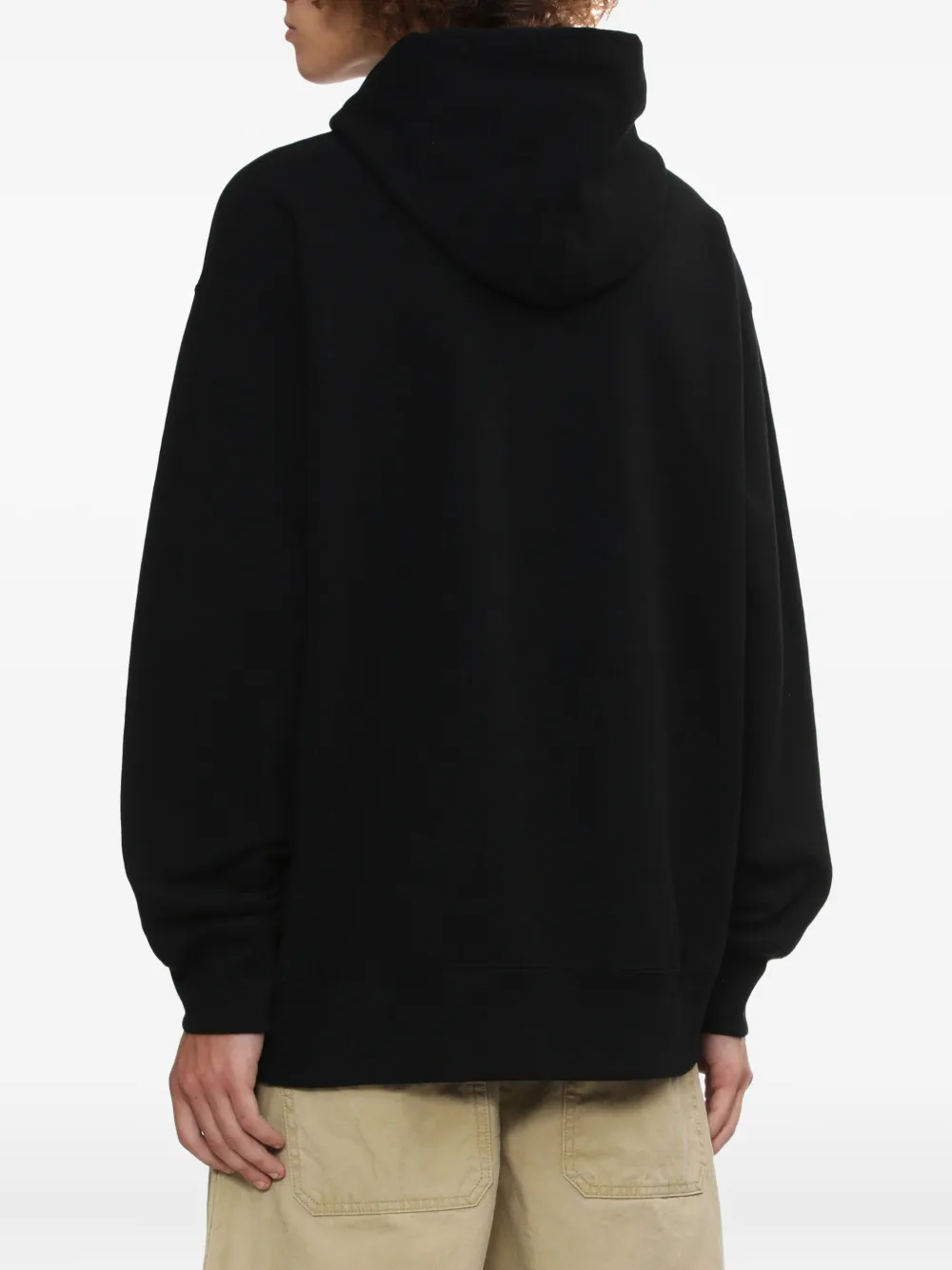 Comme des Garçons Homme Hoodie met logoprint Zwart
