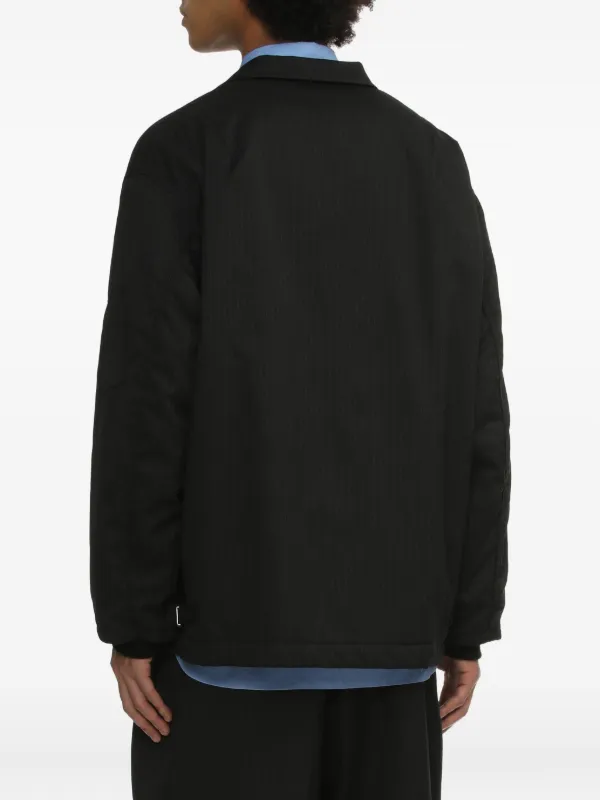 Comme Des Garçons Homme Pinstripe three-button Jacket | Black