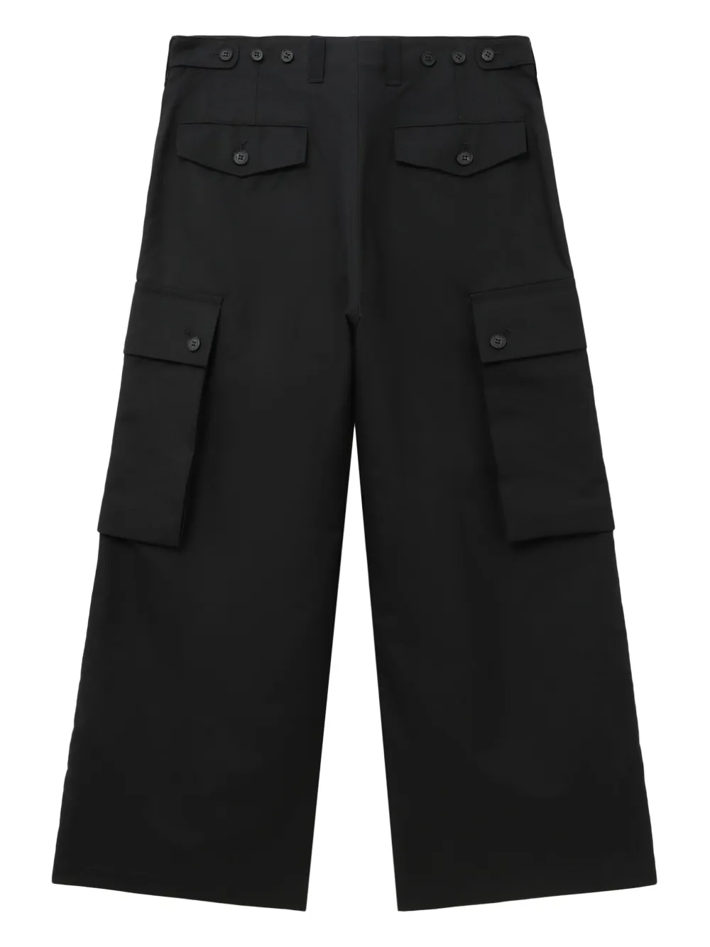 Comme des Garçons Homme Broek met cargo zak Zwart