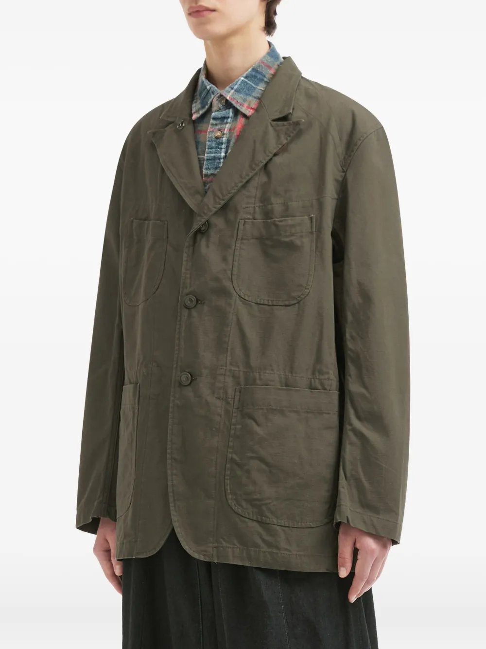 Engineered Garments Cotton Blazer In Gray