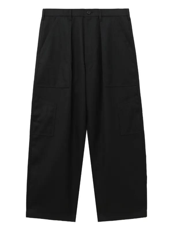 COMME des GARCONS ウールワイドスラックス　メンズ　黒 COMME des GARCONS HOMME（コム デ ギャルソン・オム）の