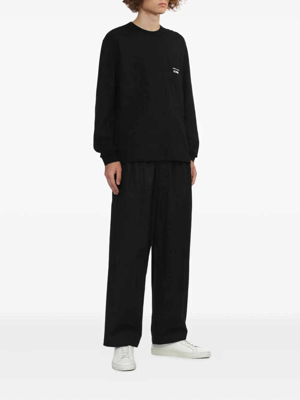 Comme des Garçons Homme pleated-detail trousers - Zwart