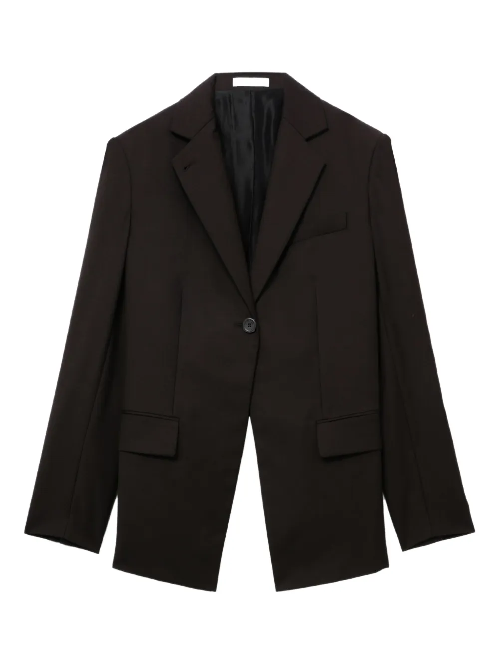 Helmut Lang single-button blazer - ブラウン Helmut Lang single-button blazer - ブラウン