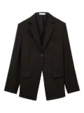Helmut Lang single-button blazer - Brown