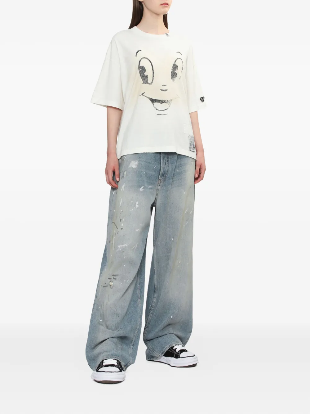 Maison MIHARA YASUHIRO graphic-print T-shirt | T-Shirts & Jersey Shirts | Image 2