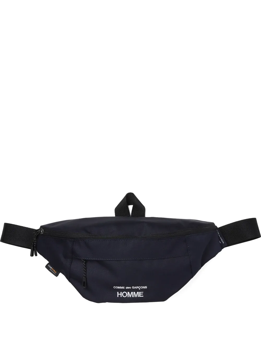 Comme Des Garçons Homme Deux Logo-embroidered Adjustable-strap Messenger Bag In Blue