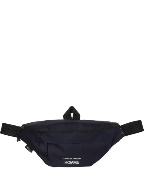 Comme des Garçons Homme logo-embroidered adjustable-strap messenger bag