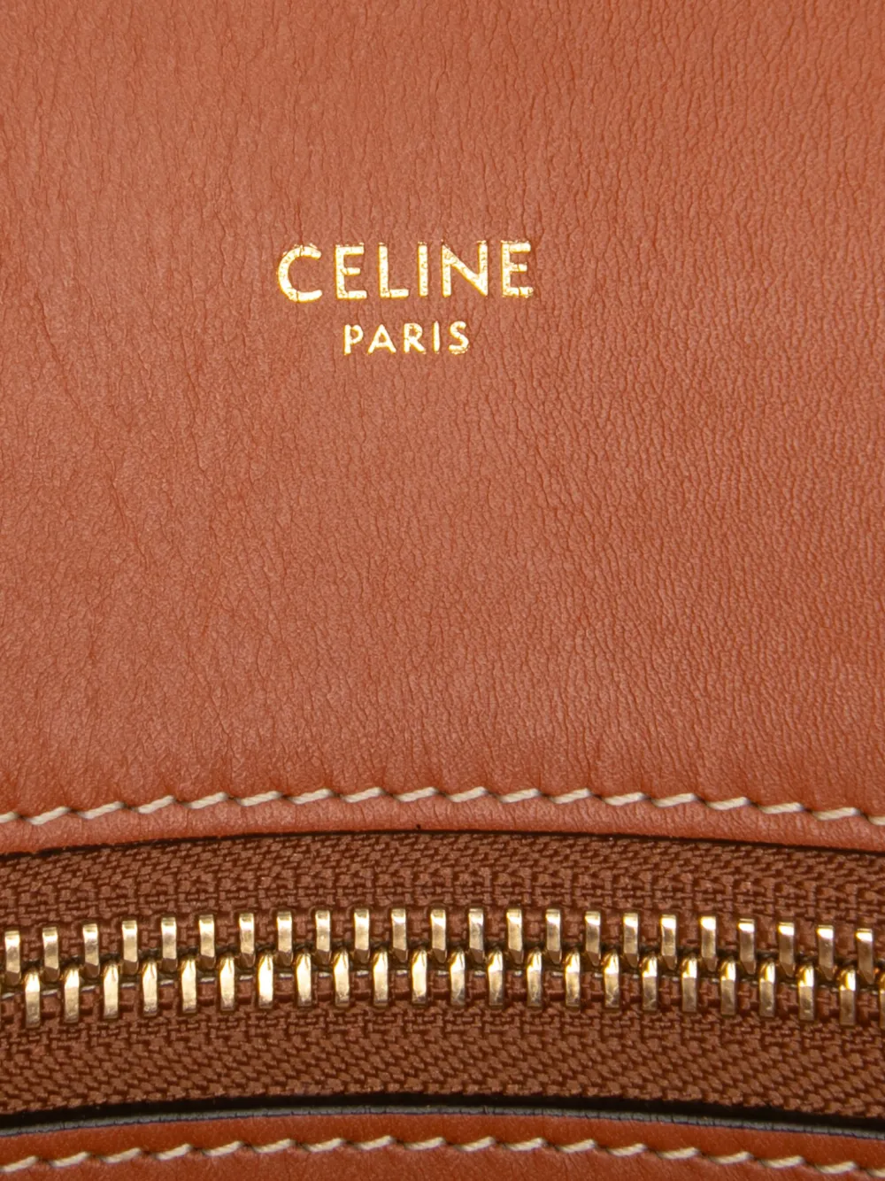 Pre-owned Celine 2020 Small Triomphe Canvas Maillon Vertical Cabas Satchel In Blue