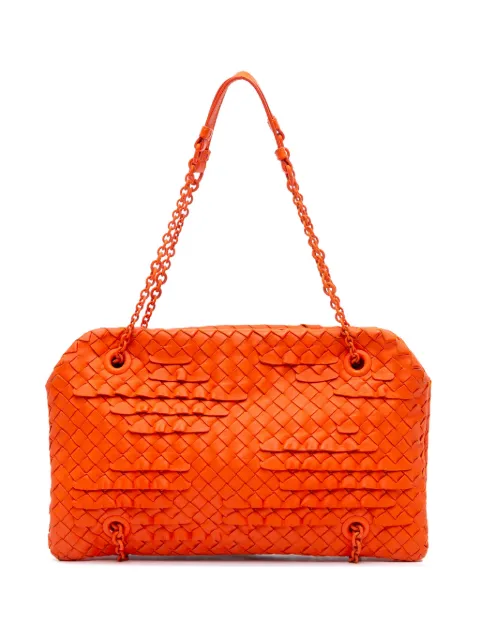 Bottega Veneta Pre-Owned 2012-2025 Nappa Intrecciato Ruffle Duo shoulder bag