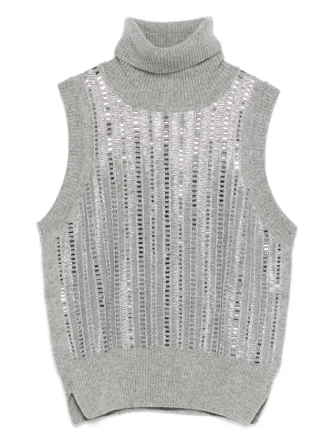 Ermanno Scervino sequin-embellishment top