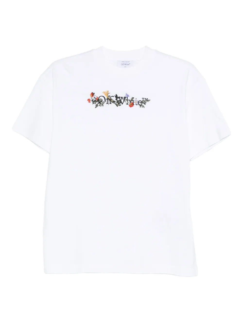 Off-White floral-logo T-shirt | Weiß | Image 1