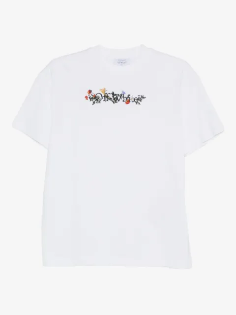 Off-White floral-logo T-shirt