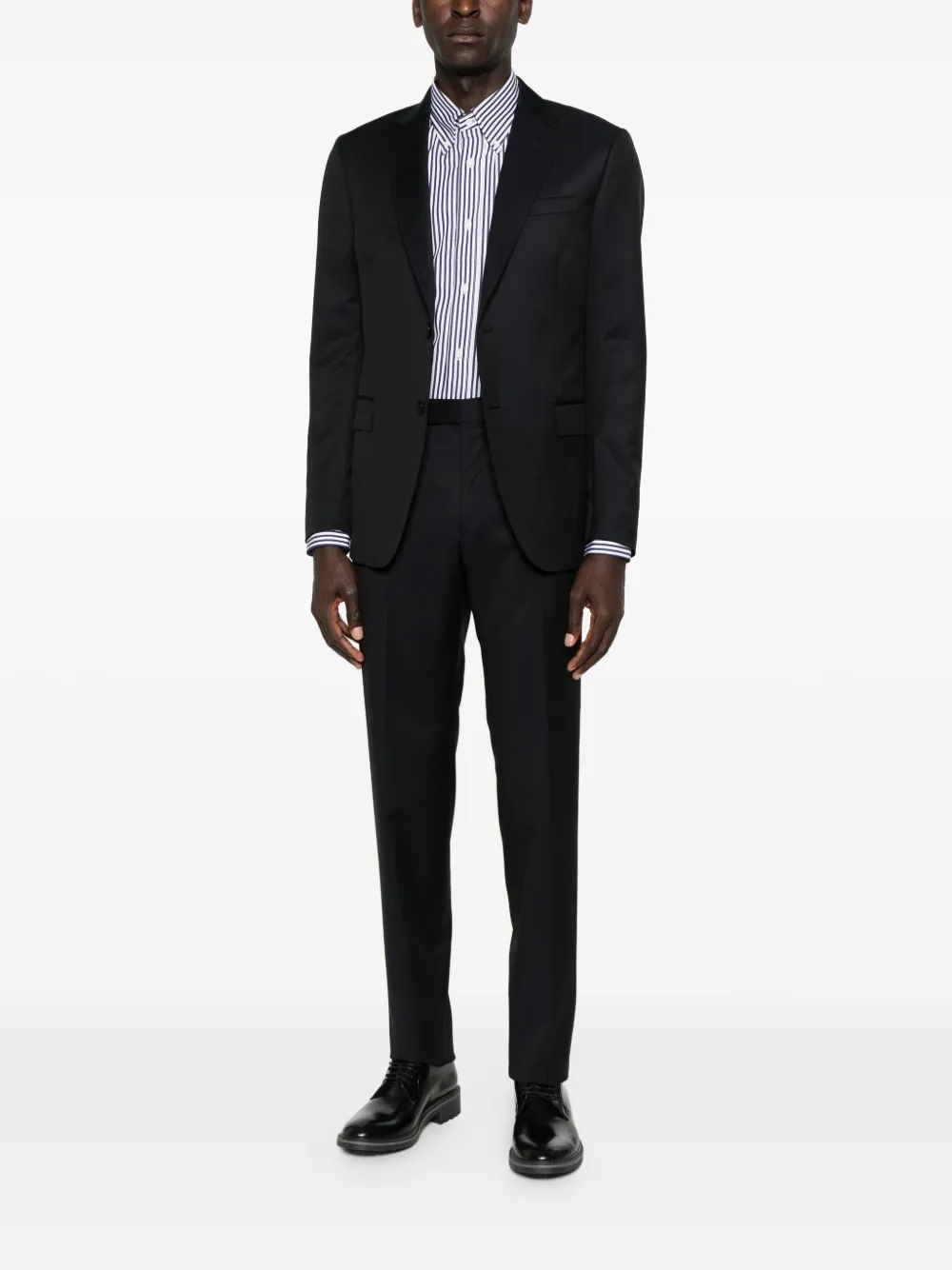 Brunello Cucinelli Gestreept overhemd - Blauw