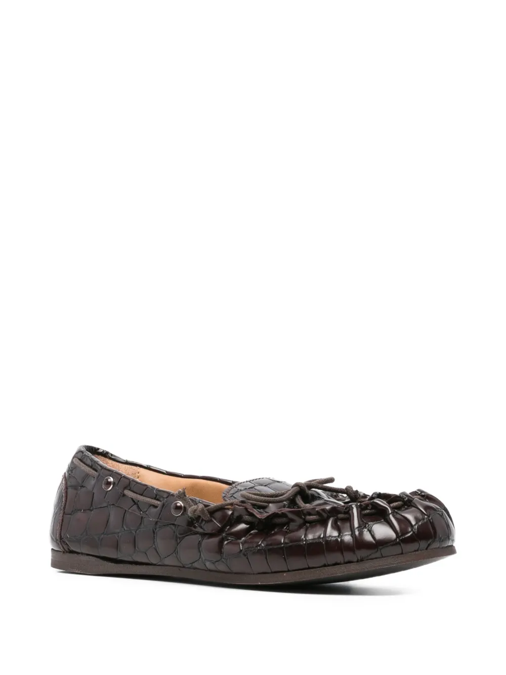 P.A.R.O.S.H. embossed leather loafers | Image 2