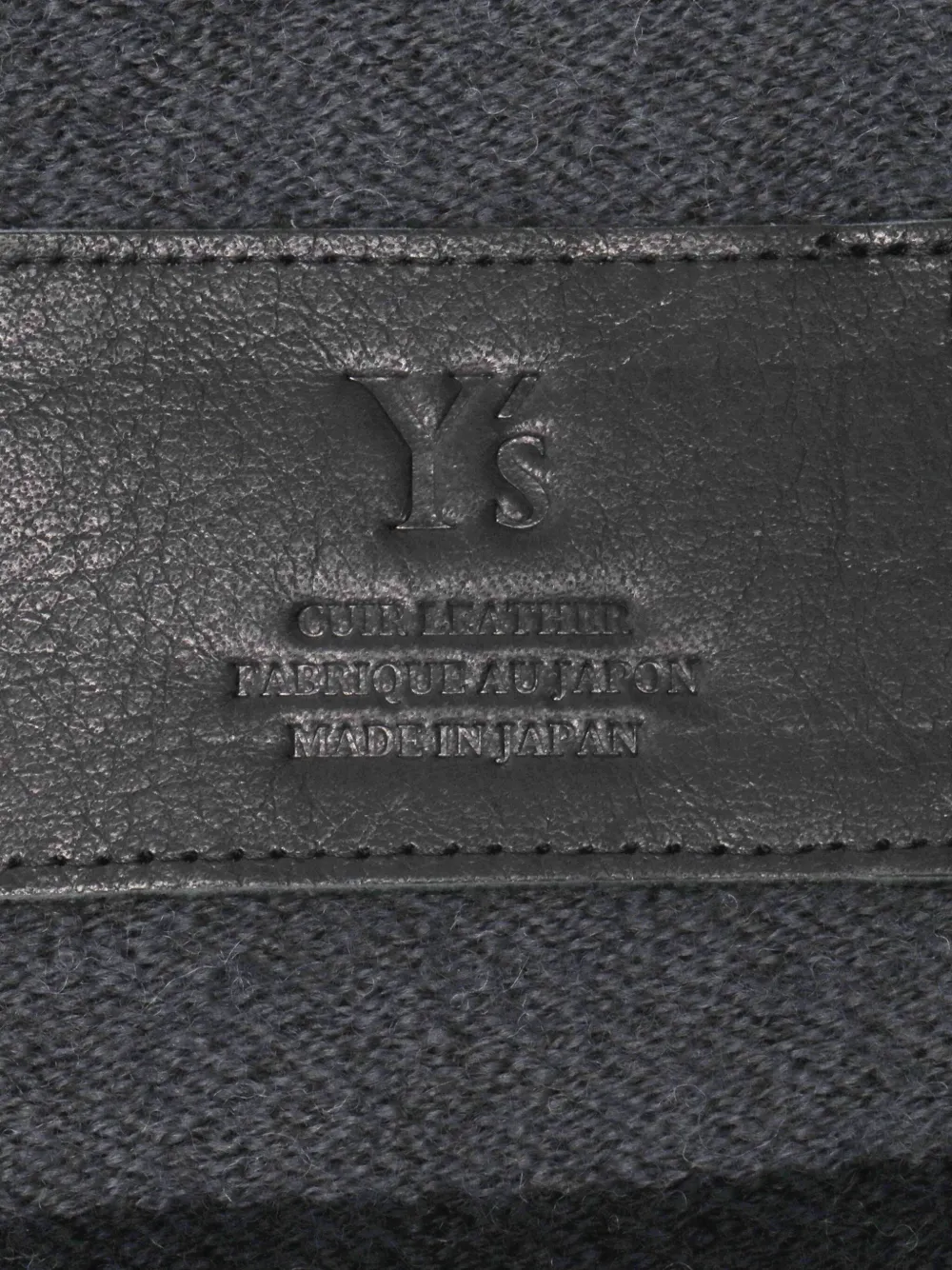 Y's Gestreepte sjaal Zwart