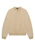 We11done embroidered cotton sweatshirt - Neutrals