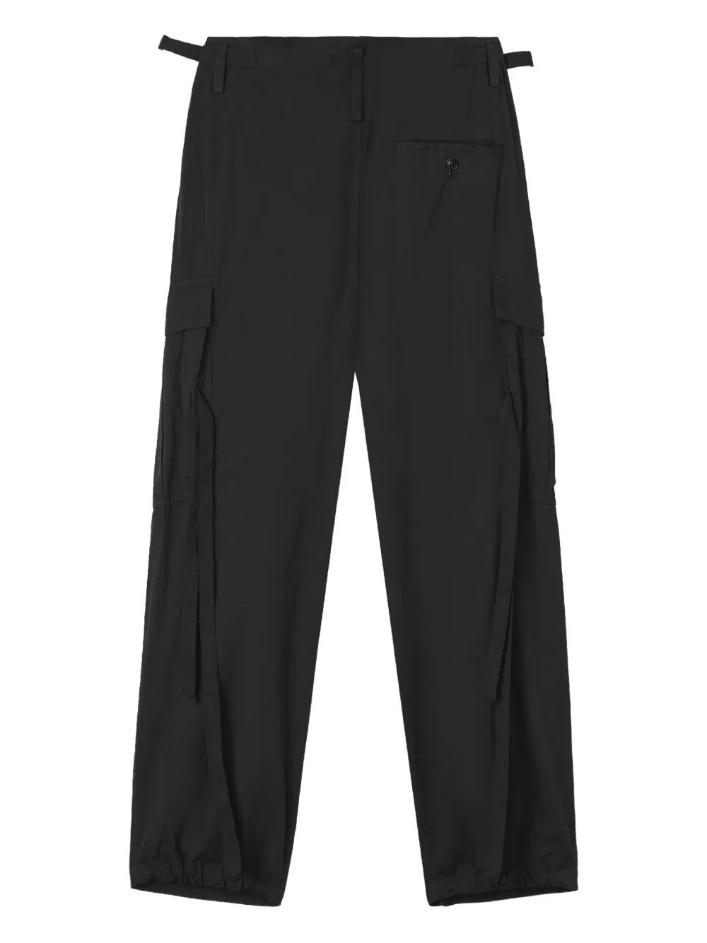 Y's Cargo-pocket Trousers In Black