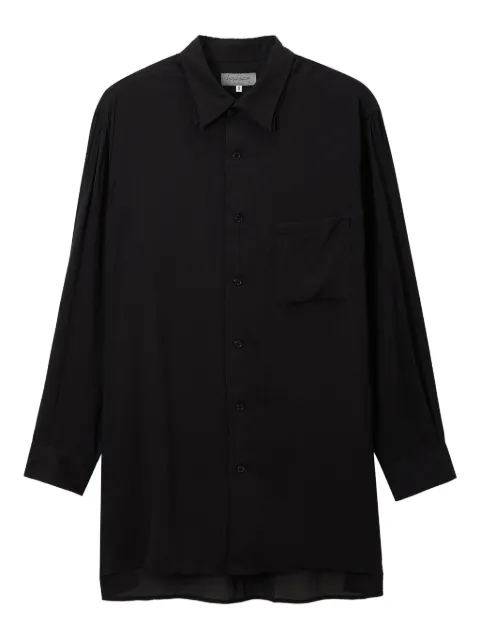 Yohji Yamamoto long-sleeve button-down shirt
