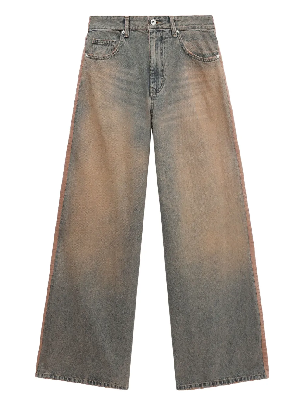We11done faded panelled jeans - ニュートラル We11done faded panelled jeans - ニュートラル