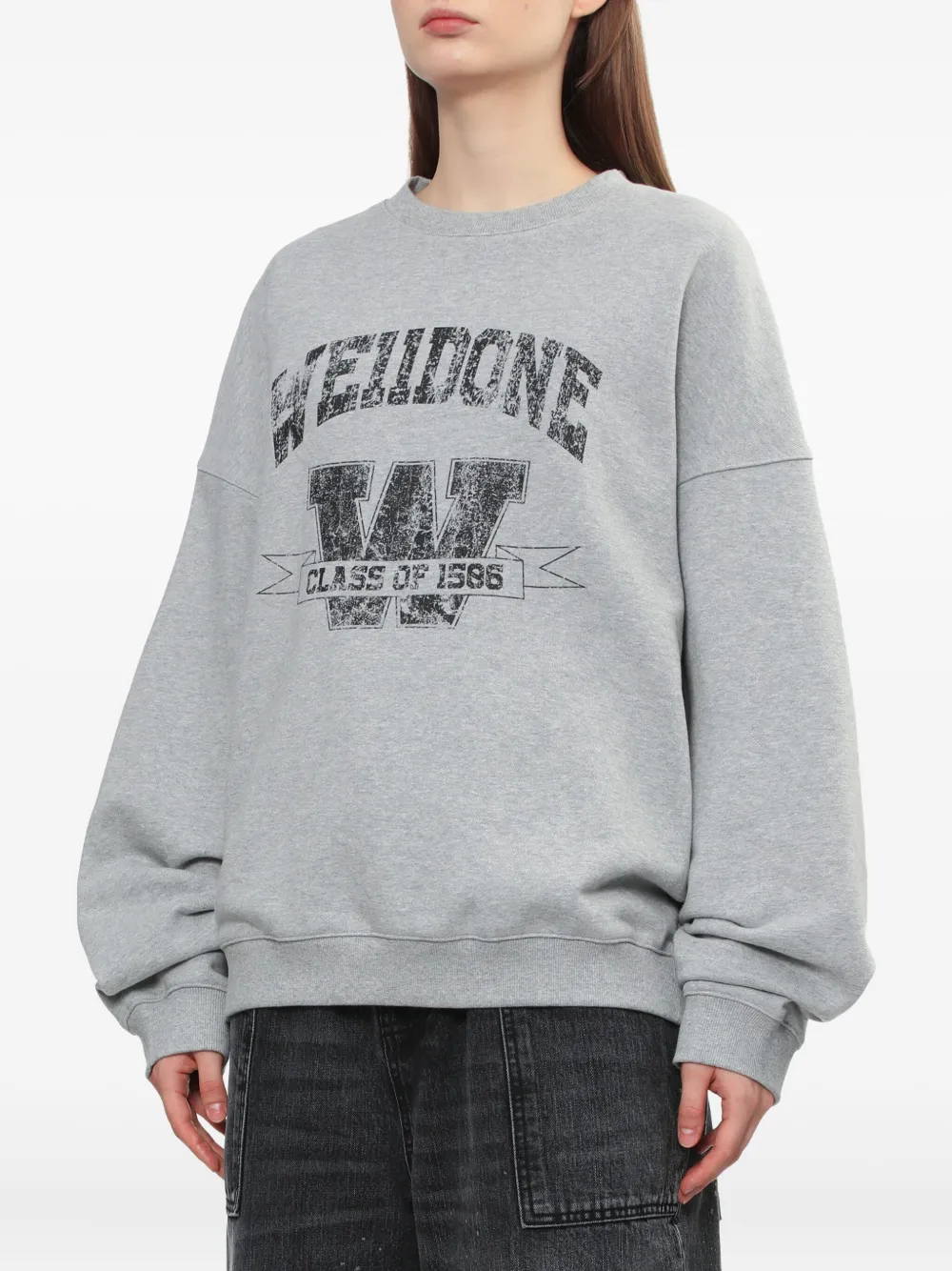 We11done graphic-print sweatshirt | Sweaters | Image 2