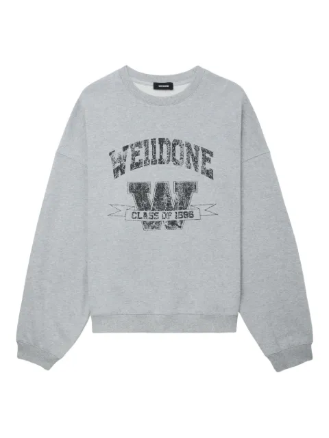 We11done graphic-print sweatshirt