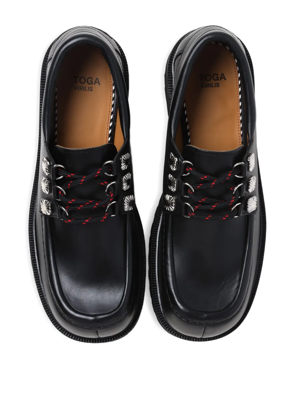 Toga leather shoes Black