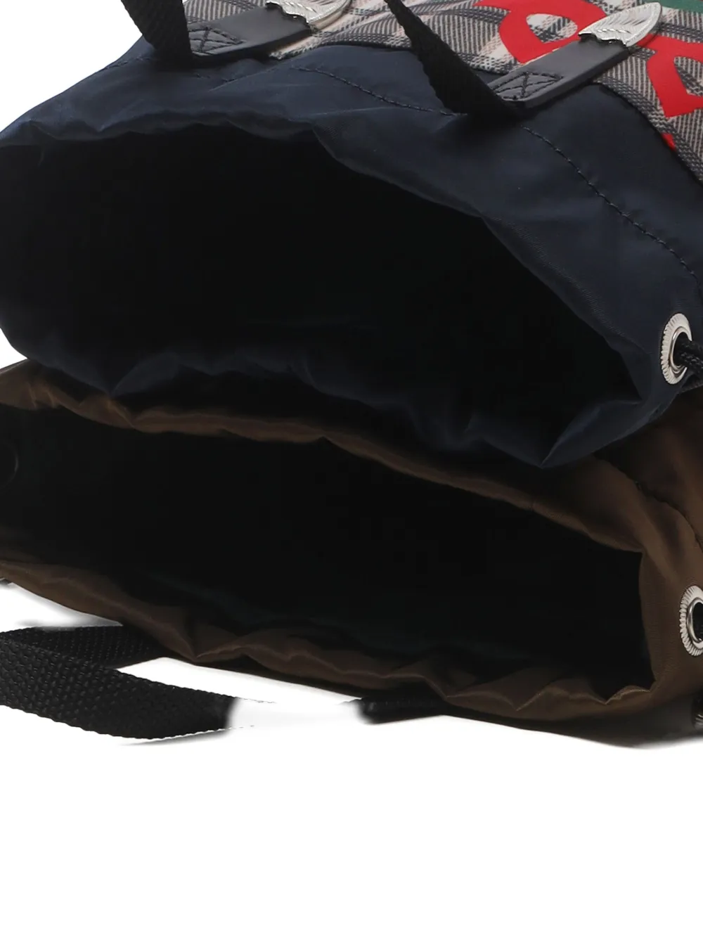 Toga Graphic-print Drawstring Tote Bag In Gray