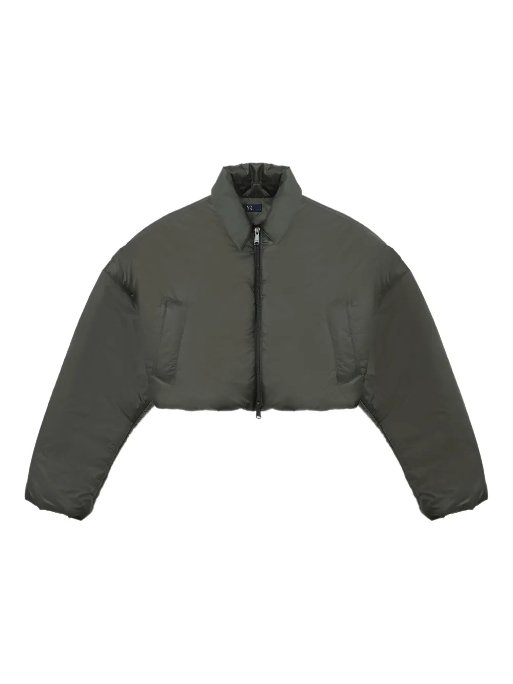 Y's Cropp Zip-front Jacket In Gray