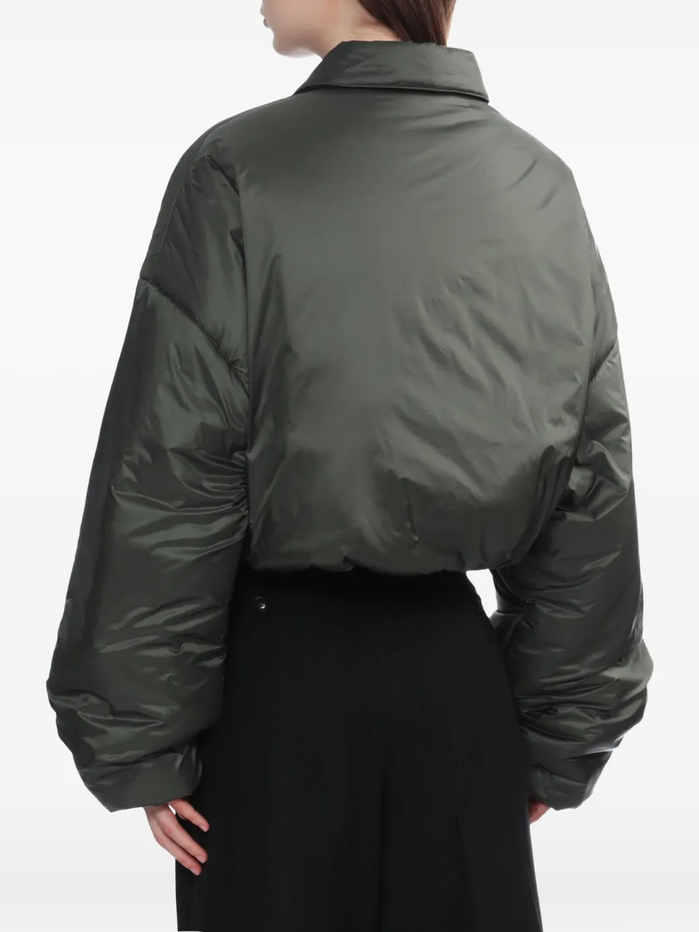 Y's Cropp Zip-front Jacket In Gray