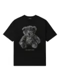 We11done teddy-print T-shirt - Black
