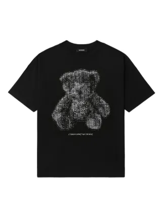 We11done ベアプリント Tシャツ | ブラック | FARFETCH JP