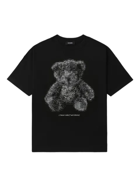 We11done teddy-print T-shirt