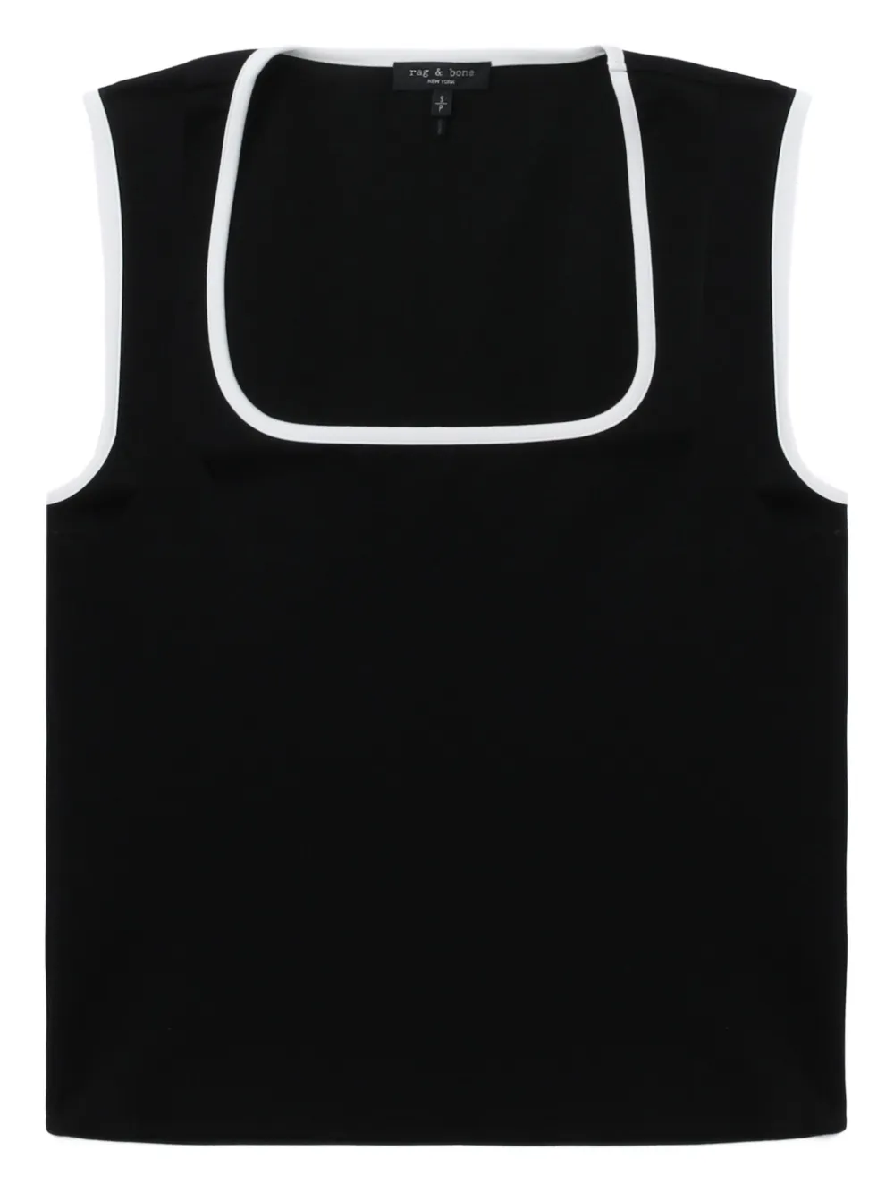 rag & bone square-neck sleeveless top | Black | Image 1