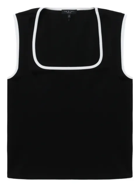 rag & bone square-neck sleeveless top