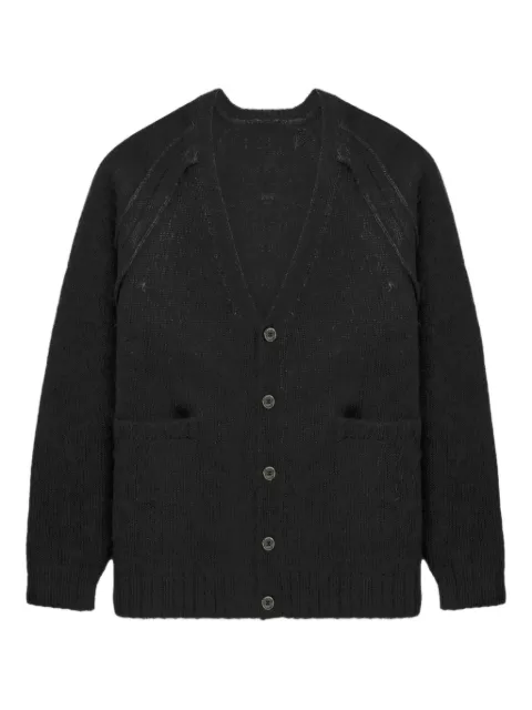 Undercover buttoned raglan-sleeve cardigan