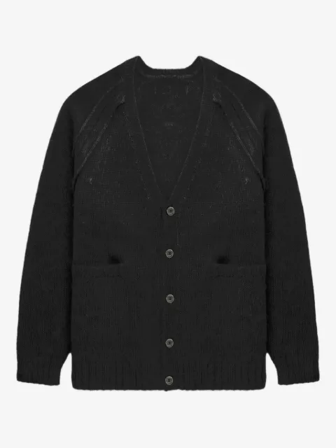 Undercover buttoned raglan-sleeve cardigan