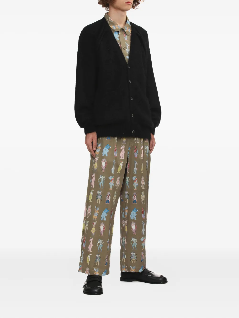 Undercover buttoned raglan-sleeve cardigan | Cardigans | Image 2