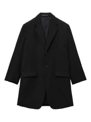 Homme Plissé Issey Miyake Blank Trench Coat | Black | FARFETCH UK