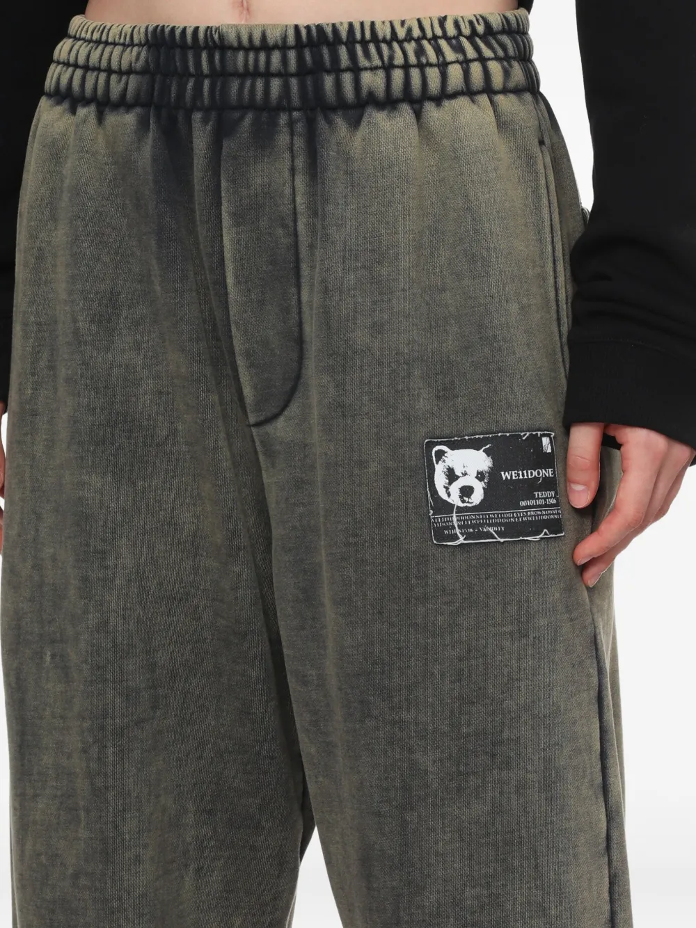 We11done Trainingsshorts met opgestikte zakken Grijs