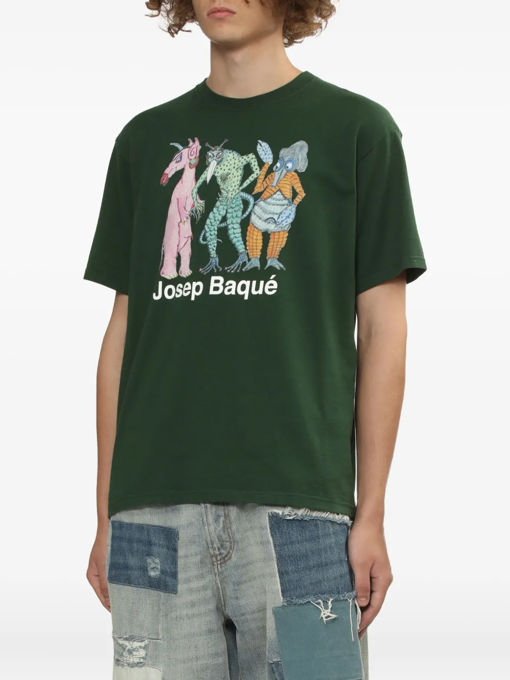 Undercover T-shirt met grafische print Groen